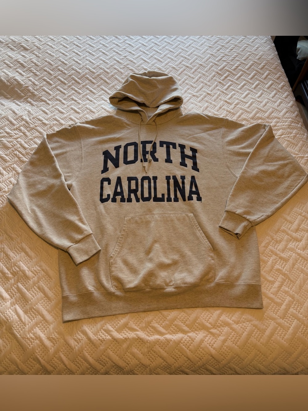 Champion University of North Carolina Spellout Hoodie Size XL